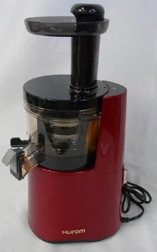 19Y0440 4 HUROM ヒューロム スロージューサー H-AA-RBA17 フェラーリレッド　中古