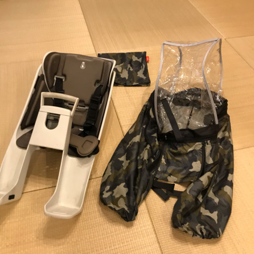 ビッケ2 フロントチャイルドシート＆レインカバー