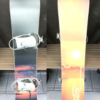 BURTON CUSTOM 48 スノーボード スノボ 148cm バインディング（ビンディング）RIDE LS SERIES サイズS ￥12,000-