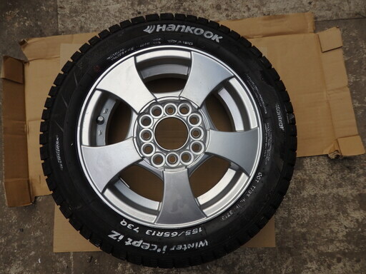 軽車用　スタッドレス+アルミホイール