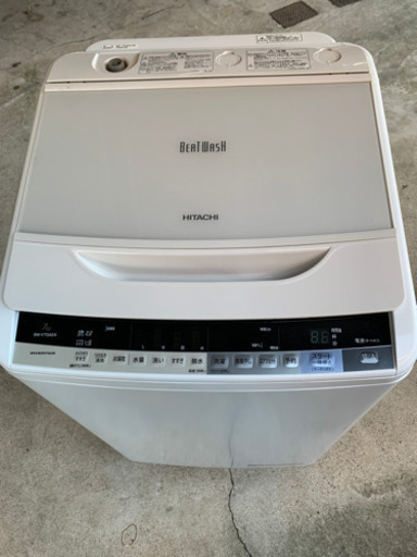 日立 BW-V70AE4 7kg 2017年製 BEAT WASH 洗濯機