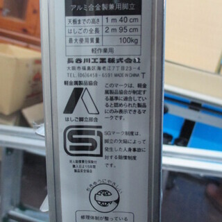 脚立 294cm ESA-15【商品番号A-1696】
