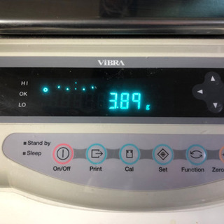 測り: 高精度・高機能音叉式電子天びんの画像