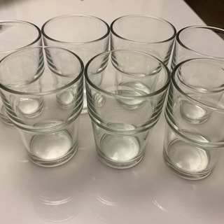 【値下げ】IKEAガラスコップ 7個