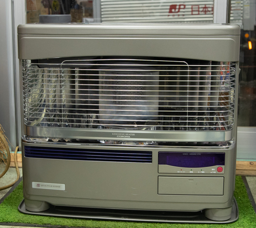 19B0460 燃焼良好 コロナ 床暖房機能付 煙突式石油ストーブ UH-84PKL 2009年製 暖房 半密閉式