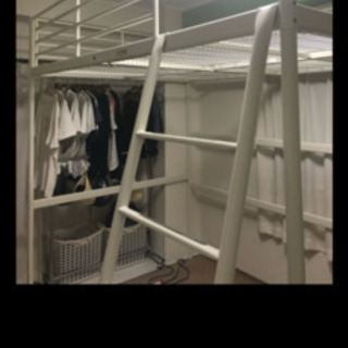 IKEA ロフトベッド  セミダブルの画像