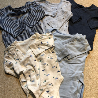 ベビー ギャップ　UNIQLO ロンパース ５枚セット