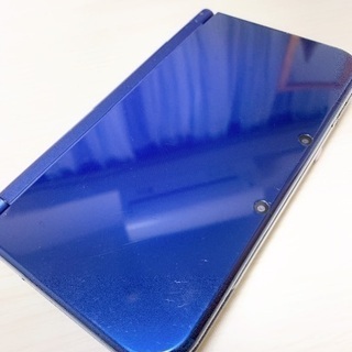 NEW３DSLL本体 メタリックブルー 箱無し ダウンロード版ソ...