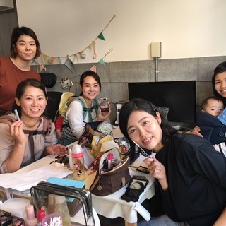 美眉とつや肌メイクレッスン*■大田区池上■子連れOK・赤ちゃんも一緒に学ぼうの画像