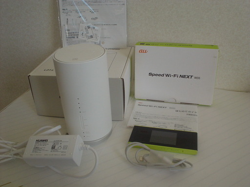 ホームルター　Ｌ01s　モバイルルーター　Ｗ05