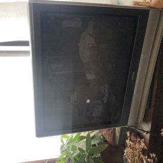 無料　ブラウン管テレビ差し上げます