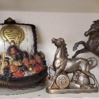 骨董品　セット　七福神　馬2頭