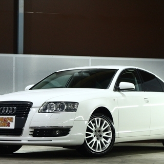 【車検２年付】  アウディ A6 純正ナビ/黒革シート/ETC☆自社ローン・オートローン全国対応の画像