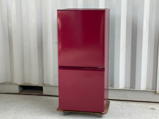 格安！AQUA 冷凍冷蔵庫 157L◇2017年製 AQR-16F(R)レッド◇アクア◆JF-0050