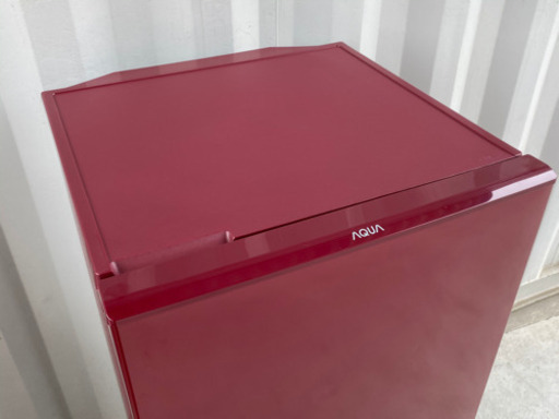 格安！AQUA 冷凍冷蔵庫 157L◇2017年製 AQR-16F(R)レッド◇アクア◇JF