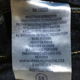 値下げ‼️新品未着用U.S POLO ASSN ジーンズ　5〜6の画像