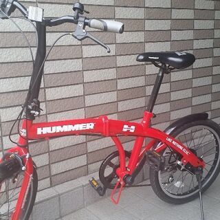 HUMMER 子供自転車 赤 - メルカリ