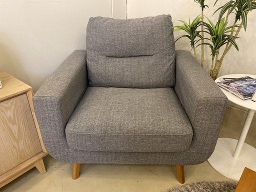 ニトリ ソファー 1P 1人掛け グレー 格安 中古品