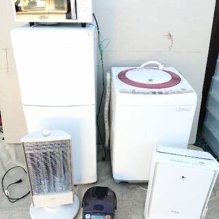 超お買い得‼激安！！家電5点 セット 選択自由‼冷蔵庫 洗濯機 電子レンジ 炊飯器 ストーブ 他