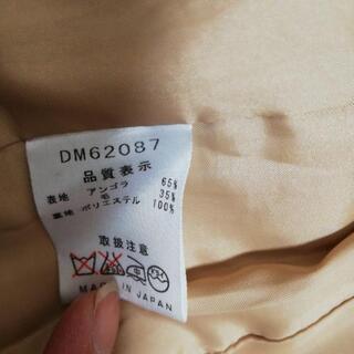 値下げ アンゴラ　ハーフコート　サイズ36　日本製の画像