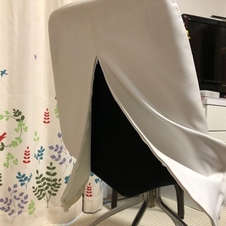 美品　お洒落な白いチェアーの画像