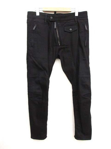 ディースクエアード LEATHER BIKER JEAN  S74LB0403