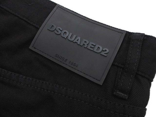 ディースクエアード LEATHER BIKER JEAN  S74LB0403