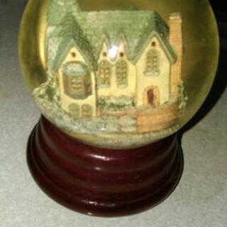 ミニクリスマスツリーライトスノーボールセット残１の画像