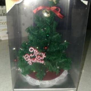 ミニクリスマスツリーライトスノーボールセット残１の画像