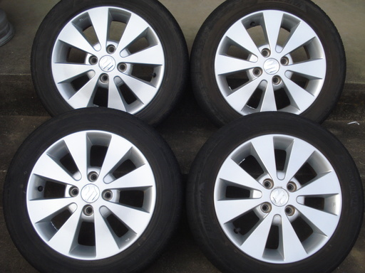 スズキ純正アルミ155/65R14　中古セット