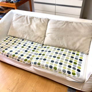 取り引き中！断捨離‼️ファブリックソファー！値下げ！