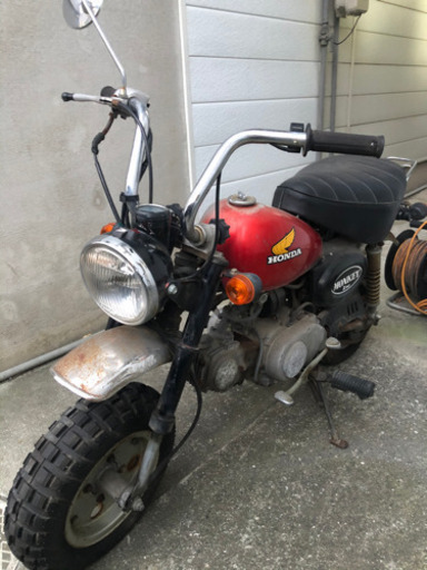 モンキー50不動車　鍵書類揃ってます。