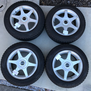 195/60R15スタッドレスタイヤとホイール4本セット