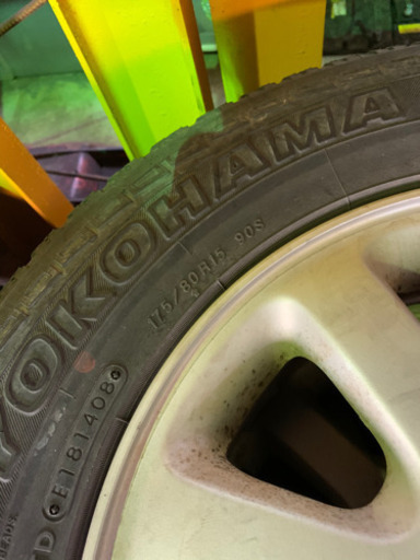 パジェロミニ純正アルミ付きサマータイヤ４本セット