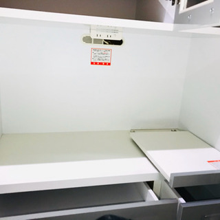 ✨コンセント付き✨キッチンボード✴︎食器棚✴︎高橋木工所✴︎ラディア90の画像