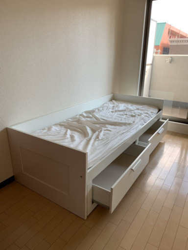 引越し緊急売り切り！IKEAイケア◆収納ベッド　シングル