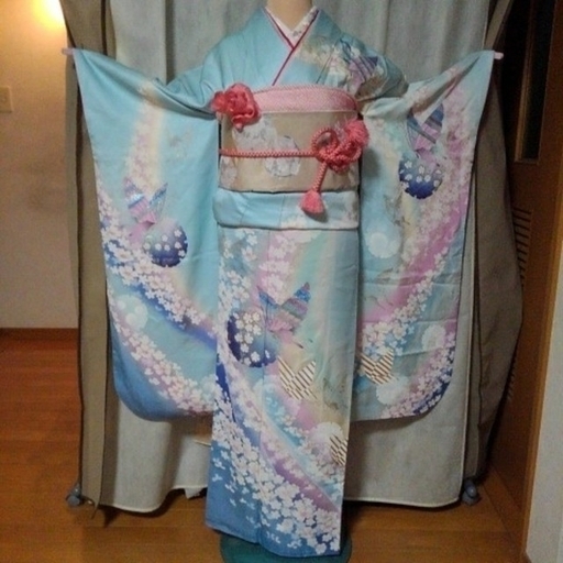 振り袖Ｓ、長襦袢、袋帯、小物セット