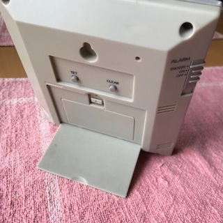 中古 アラーム時計 電池式の画像