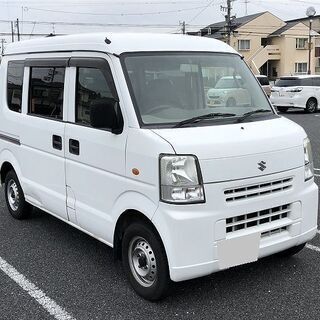 車検 R3/12/11迄 スズキ エブリィ バン PA 白 オー...