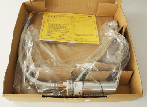 ▲▽ KVK 流し台用シングルレバー式混合栓 KM5011TEC 開封済み未使用品 △▼