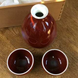 未使用★徳利 ぐい呑みセット　有田焼 真右ェ門窯の画像