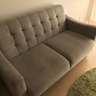 B-company 2人がけソファー　【お譲り先決定しました】の画像