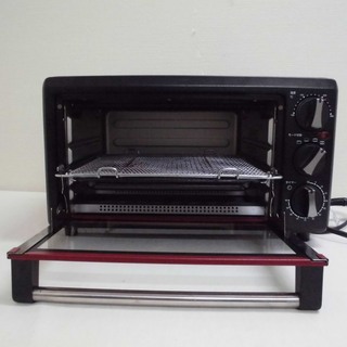 ノンフライオーブン 1200W siroca crossline SCO-313V ワインレッド系 中古品 JM5583)【取りに来られる方限定】の画像