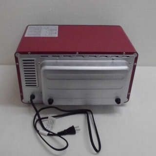 ノンフライオーブン 1200W siroca crossline SCO-313V ワインレッド系 中古品 JM5583)【取りに来られる方限定】の画像