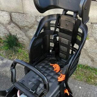 前後子供乗せ付き自転車の画像