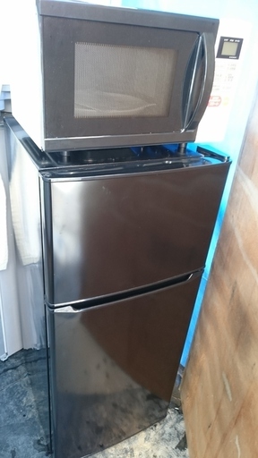 ハイアール　2枚ドア 冷凍 冷蔵庫 JR-N130A　130L　2019年製 ゼピール （ZEPEAL） オーブンレンジ DO-M1617　2018年製　まとめてお買い得！！