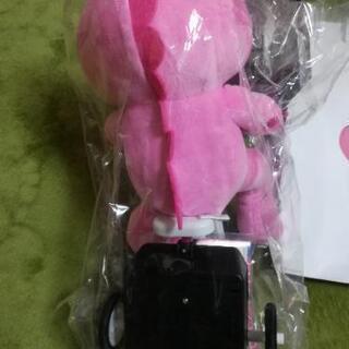 値下げ！！希少？非売品のUQMOBILEのサイクリングピンクガチャピン！の画像