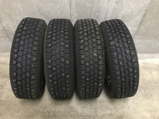 スパイクタイヤ4本セット◆175-70R14◆日産純正ホイール