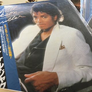 古いLPレコード、シングルレコードの画像