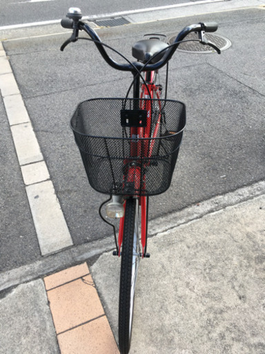 整備済　軽快車２７インチ レッド